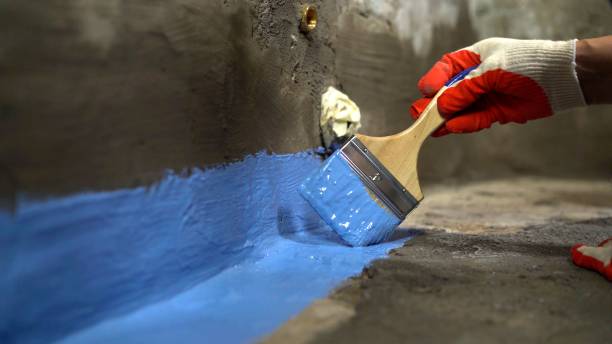 SJ Waterproofing Pros commercial waterproofing team near Lenni, PA